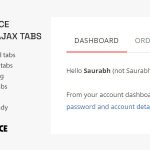 SS WooCommerce Myaccount Ajax Tabs