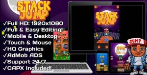 Stack jump html5 game 6 levels mobile version construct 3 construct 2.jpg