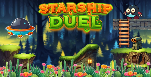Starship duel html5 construct3 game gplpixel.png
