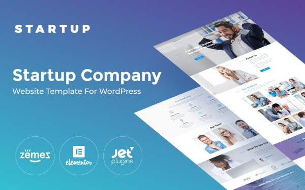 Startup - Startup Company WordPress Theme - Image 1