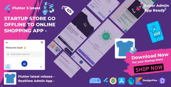 startup-store-go-offline-to-online-shopping-app-flutter-3-codermarket.png Startup Store Go Offline to Online Shopping App - Flutter 3 - Image 1