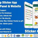 StickerAdmin Pro : WhatsApp Stickers App with admin panel + Website (Animated Sticker) - 2021