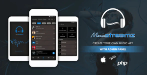 Streamz a music streaming ios app with admin panel codermarket.png