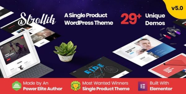 Strollik – Single Product WooCommerce WordPress Theme - Image 1