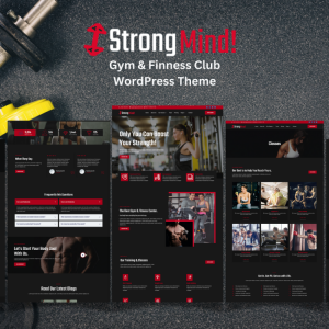 Strong Mind - Gym & Fitness Club WordPress Theme