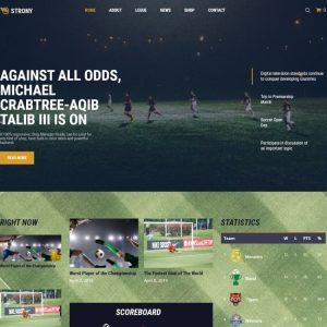 Strony - Sport Classic WordPress Elementor Theme
