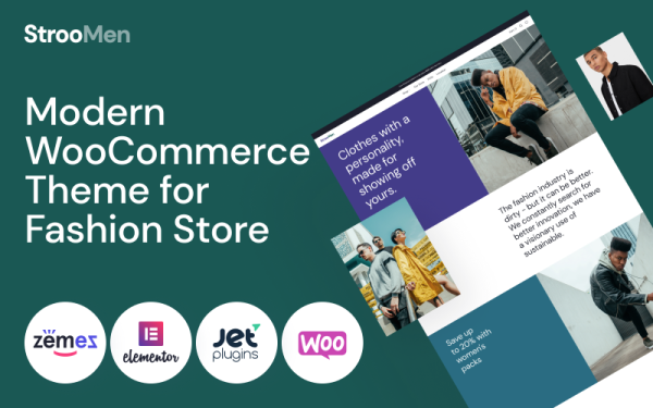 StrooMen - Men's Fashion eCommerce Store WooCommerce Theme - Image 1