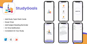 Studygoals ios app reading reminder study timer study flash cards .png