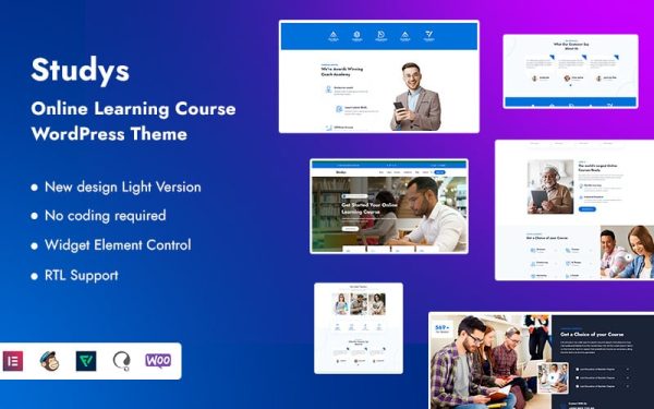 Studys - Online Learning Course WordPress Theme - Image 1