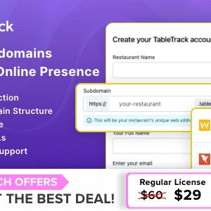 Subdomain Module for Tabletrack