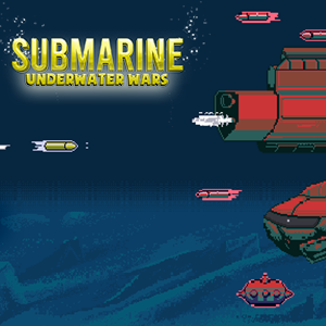 Submarine Underwater Wars Construct 3 HTML5 Game