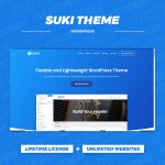 Suki Wordpress theme with original license key