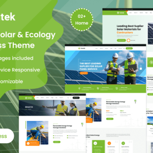 Suntek - Solar Renewable Energy Responsive WordPress Theme