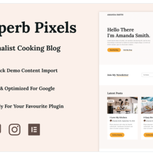 Superb Pixels - Cooking and Food Theme