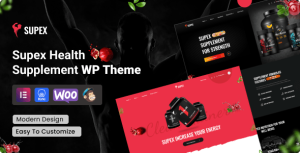 Supex health supplement wordpress theme gplpixel.png