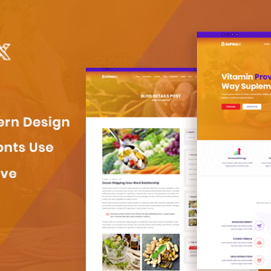 Supmax - Health &Supplement WordPress Theme