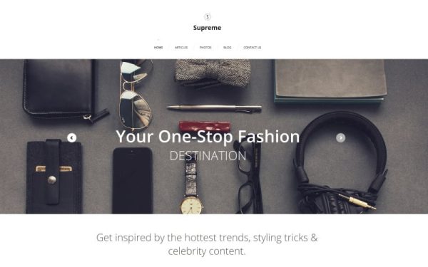 Supreme Website Template - Image 1