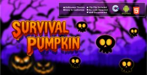 Survival pumpkin game platformer game html5 android construct 3 gplpixel.jpg
