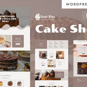 Sweet Bite - Cake Shop & Pastry WordPress Elementor Theme