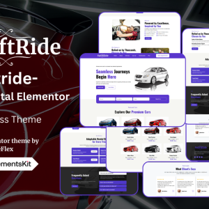 Swiftride – Car Rental Elementor WordPress Theme