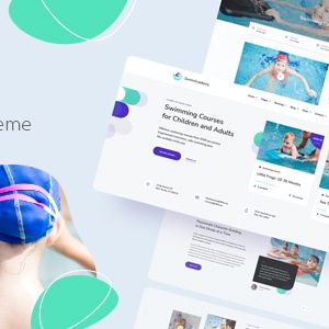 SwimAcademy - Swimming School & Course Booking WordPress Theme