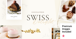 Swiss delight chocolate cake shop theme gplpixel.png