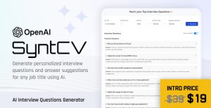 Syntcv ai interview questions generator gplpixel.jpg