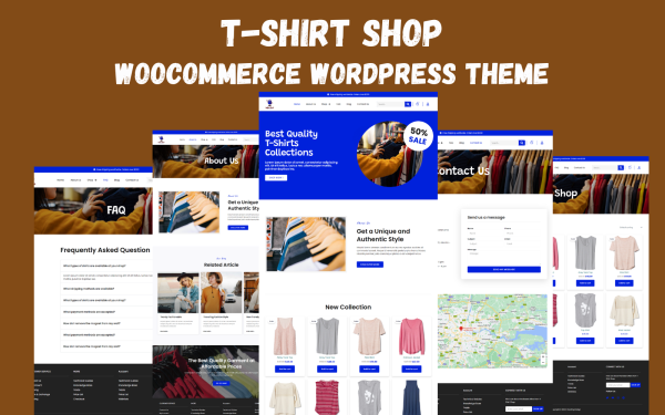 T-shirt Shop Elementor Woocommerce WordPress Theme - Image 1