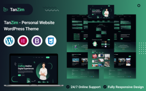 Tanzim personal website wordpress theme.png