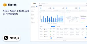 Taplox nextjs admin dashboard and ui kit template gplpixel.jpg