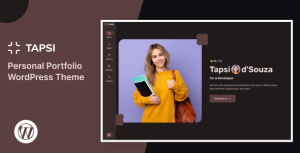 Tapsi personal portfolio wordpress theme v10 gplpixel.png