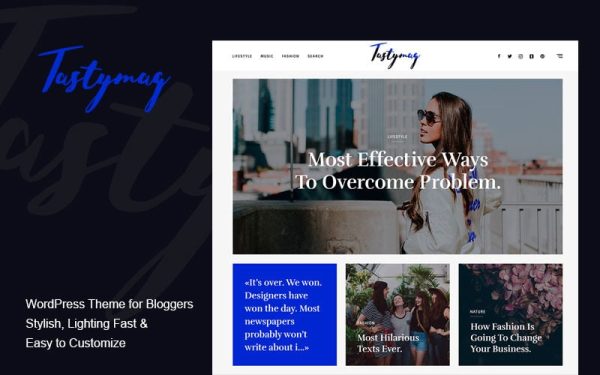 Tastymag - Contemporary Blog & Magazine WordPress Theme - Image 1