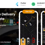Taxi App - Cab Booking Android + iOS App Template - 2 Apps Rider + Driver - Flutter 2 - Qcabs