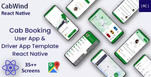 Taxi app cab booking app rider app driver app react native cabwind.png