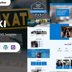 Taxi - Urban Taxi, Transportation And Chauffeur Services WordPress Elementor Theme