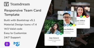 Teamdream responsive team card bootstrap template gplpixel.jpg