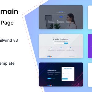 TechDomain - Next.js Tailwind Domain Template