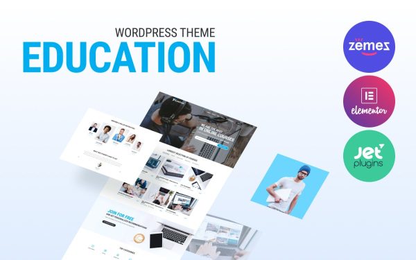 Technotour - Education Courses Minimal WordPress Elementor Theme - Image 1