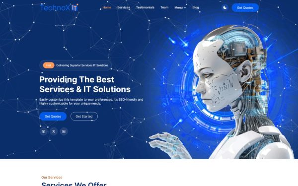 Technoxit | IT Solutions & Business Services Multipurpose Responsive WordPress Theme - Image 1