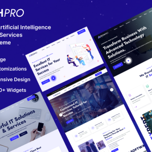 TechPro - IT Solutions, Artificial Intelligence AI & Business Services WordPress Theme