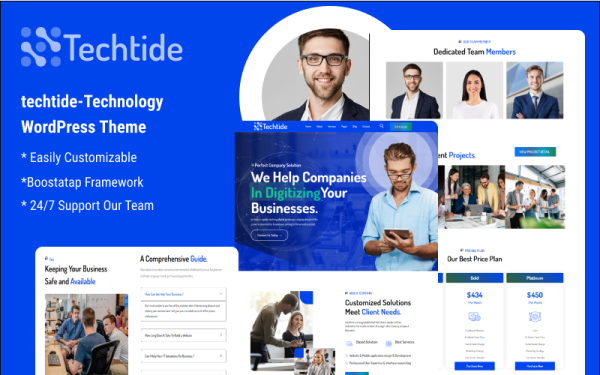 Techtide- Technology WordPress Theme - Image 1