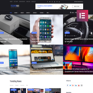 Techtonix - Tech Blog WordPress Elementor Theme