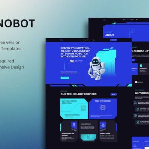 Teknobot - AI & Robotics Elementor Template Kit