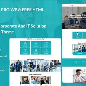 Temkuri - Corporate And IT Solution WordPress Theme