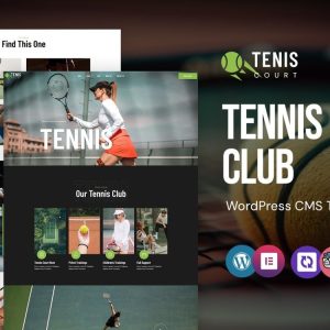 Tenis - Badminton Club And Couch WordPress Elementor Theme