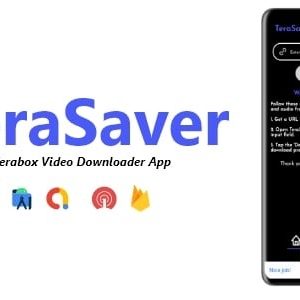 TeraSaver - Terabox Video Downloader App | ADMOB, FIREBASE, ONESIGNAL