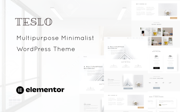 Teslo - Multipurpose Business and IT Solution Minimalist WordPress Theme - Image 1