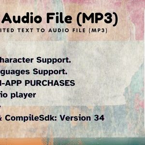 Text to Audio (Mp3): Convert Unlimited Text to Audio File (.mp3)