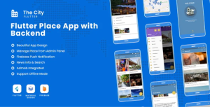 The city flutter place app with backend 20 codermarket.png