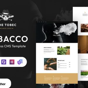 The Tobec - Cigars And Tobacco WordPress Elementor Theme